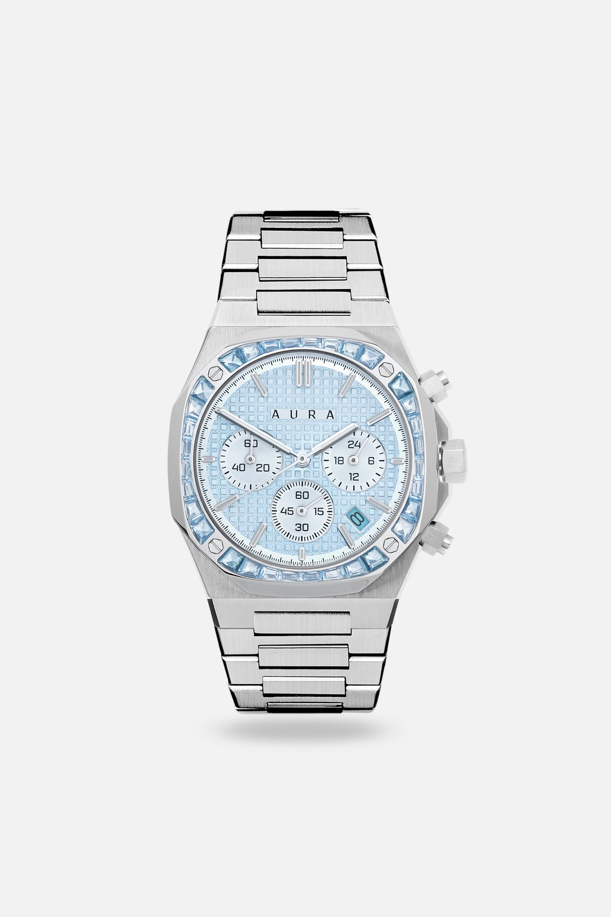 Chronograph 001: Steel/Azure