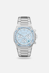 Chronograph 001: Steel/Azure