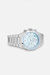 Chronograph 001: Steel/Azure