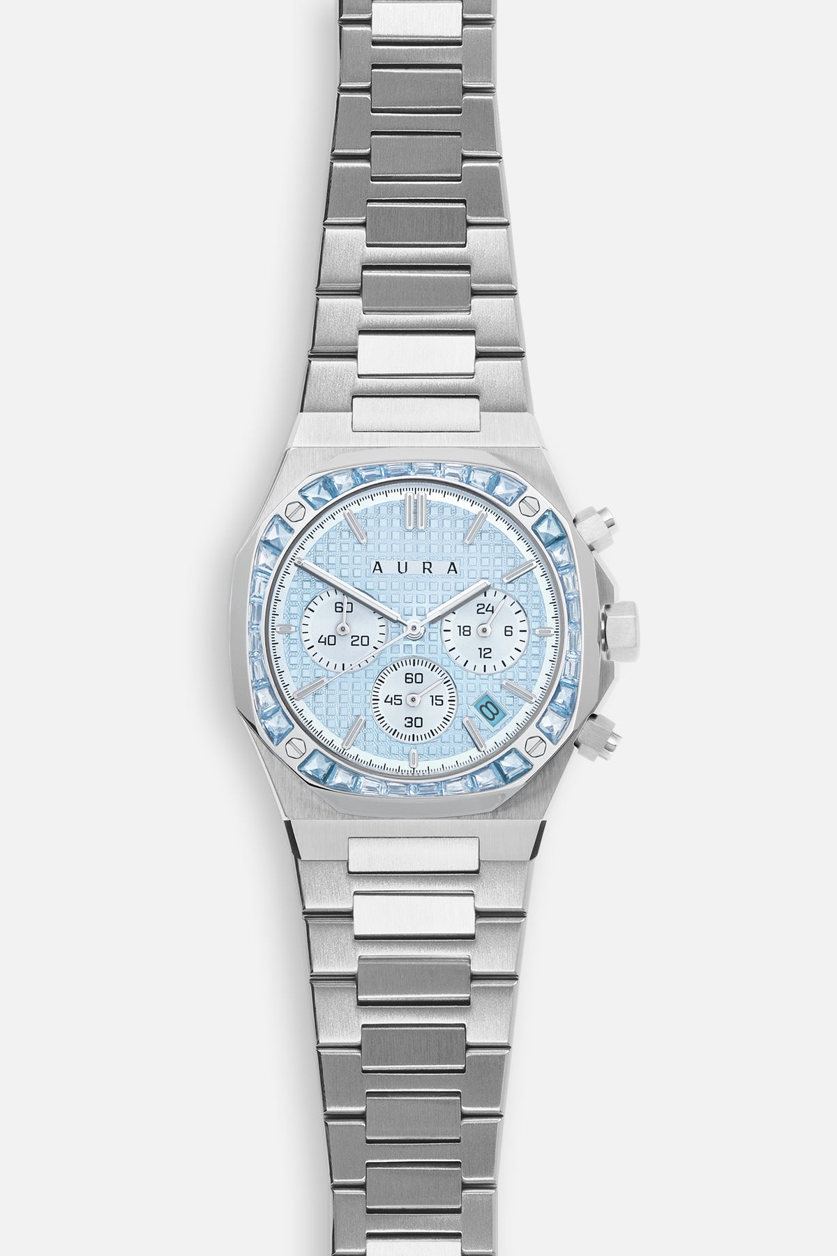 Chronograph 001: Steel/Azure