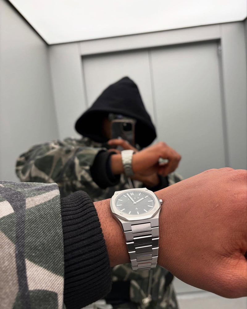 Worn by a customer