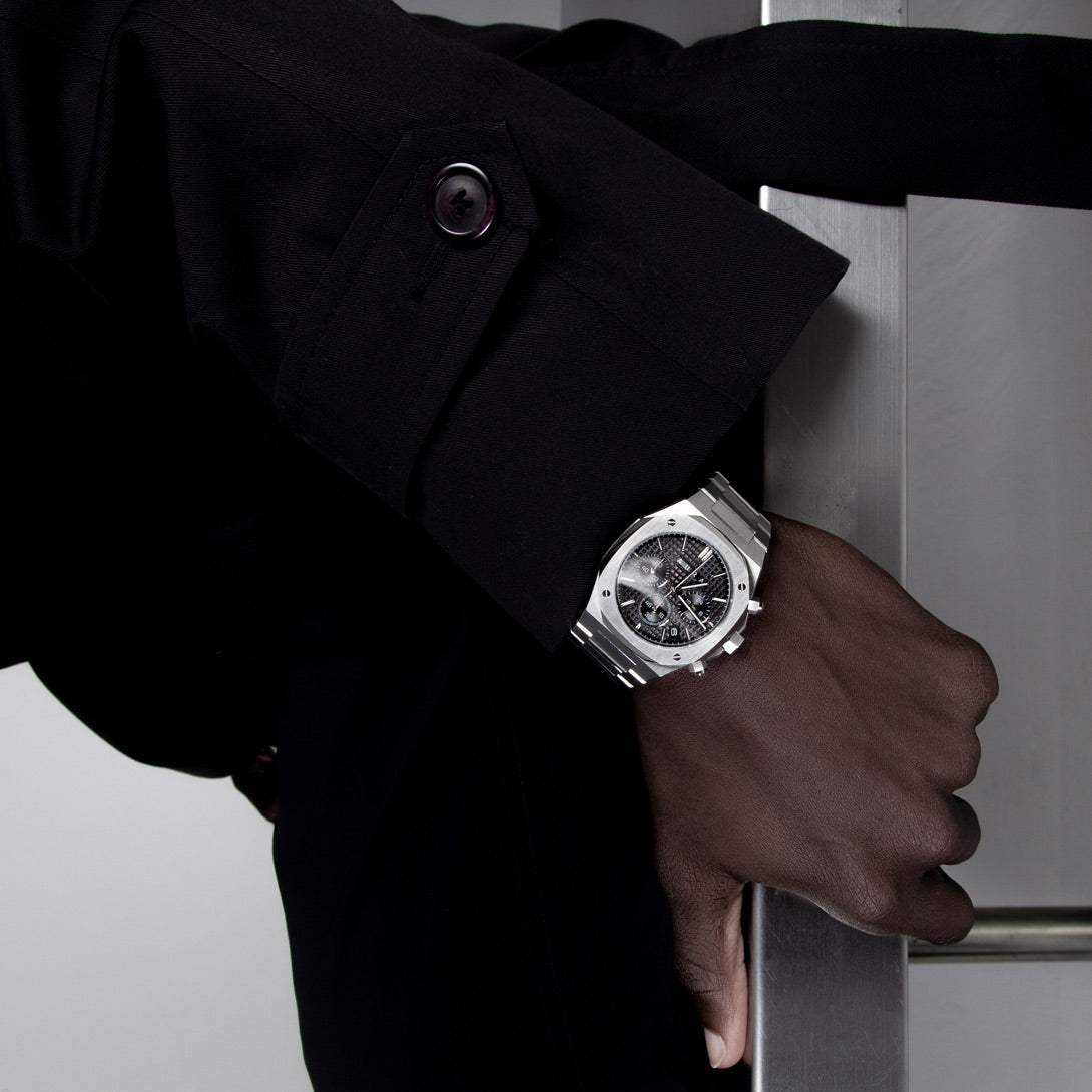 Chronograph 001: Steel/Black