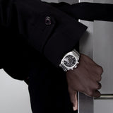 Chronograph 001: Steel/Black