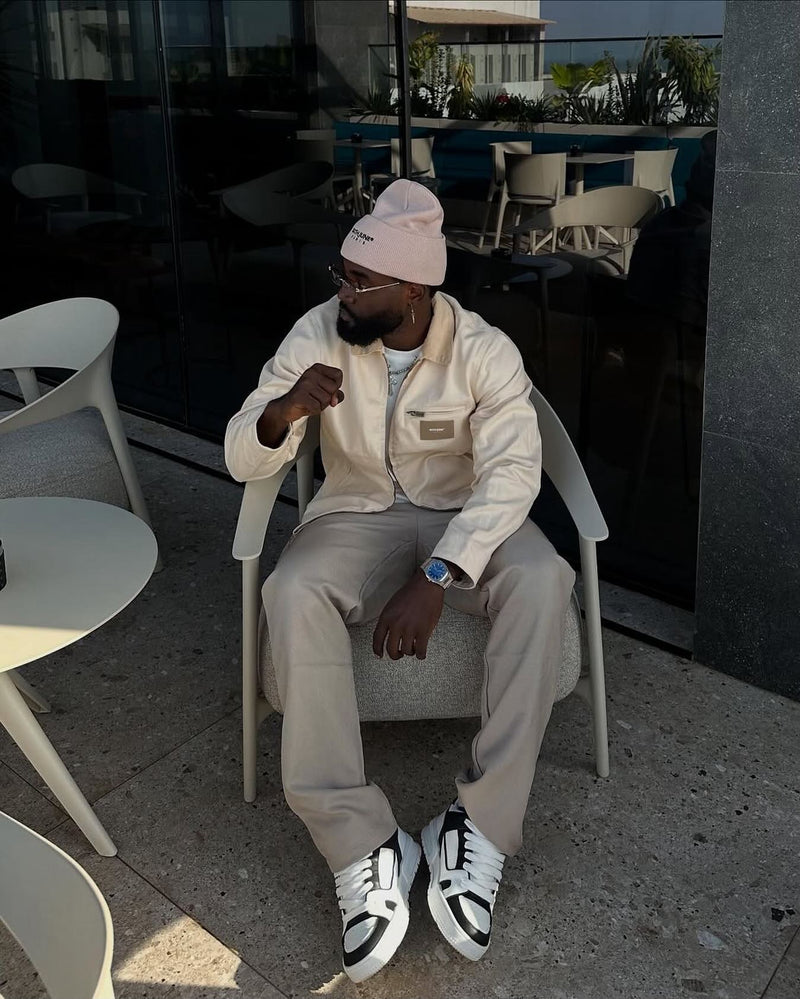 Worn by a customer
