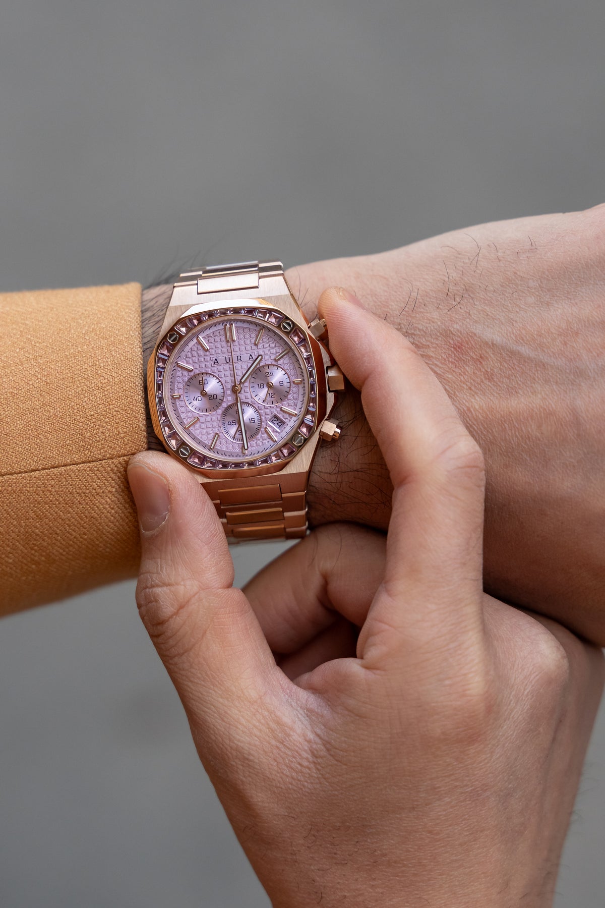 Chronograph 001: Rose/Lilac