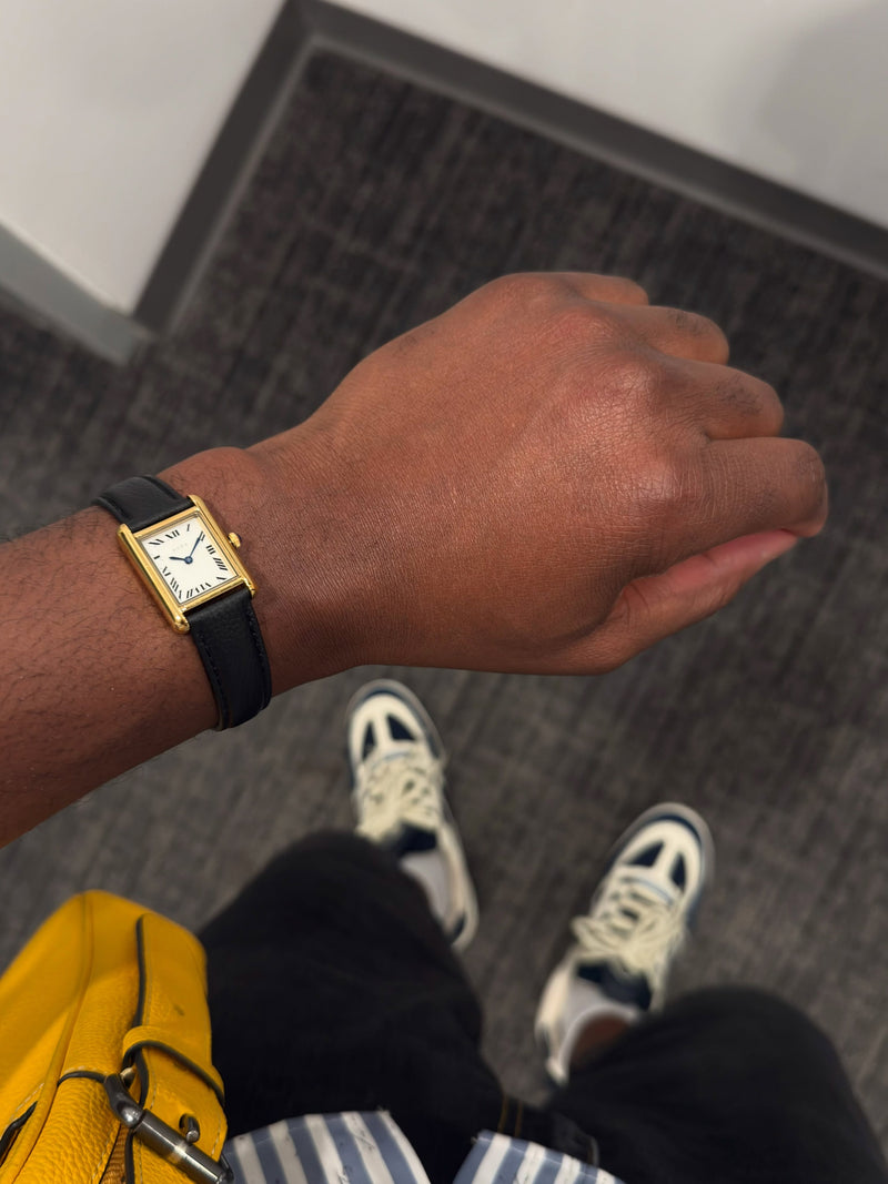 Worn by a customer