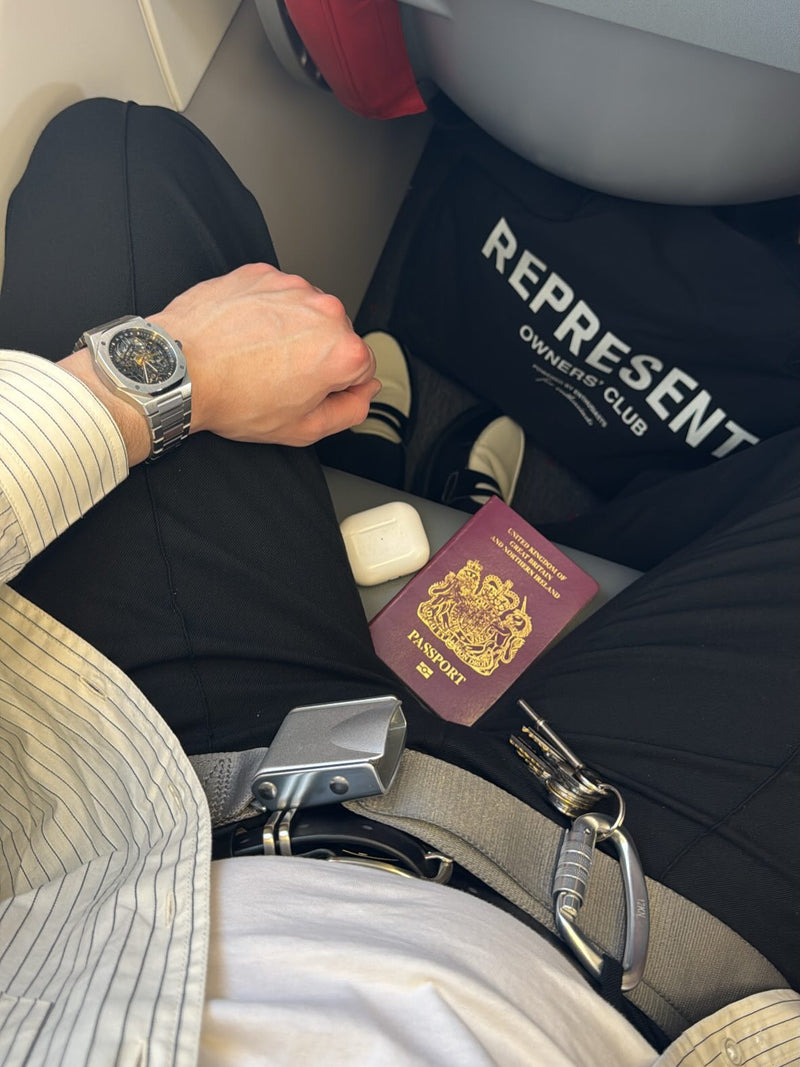 Worn by a customer