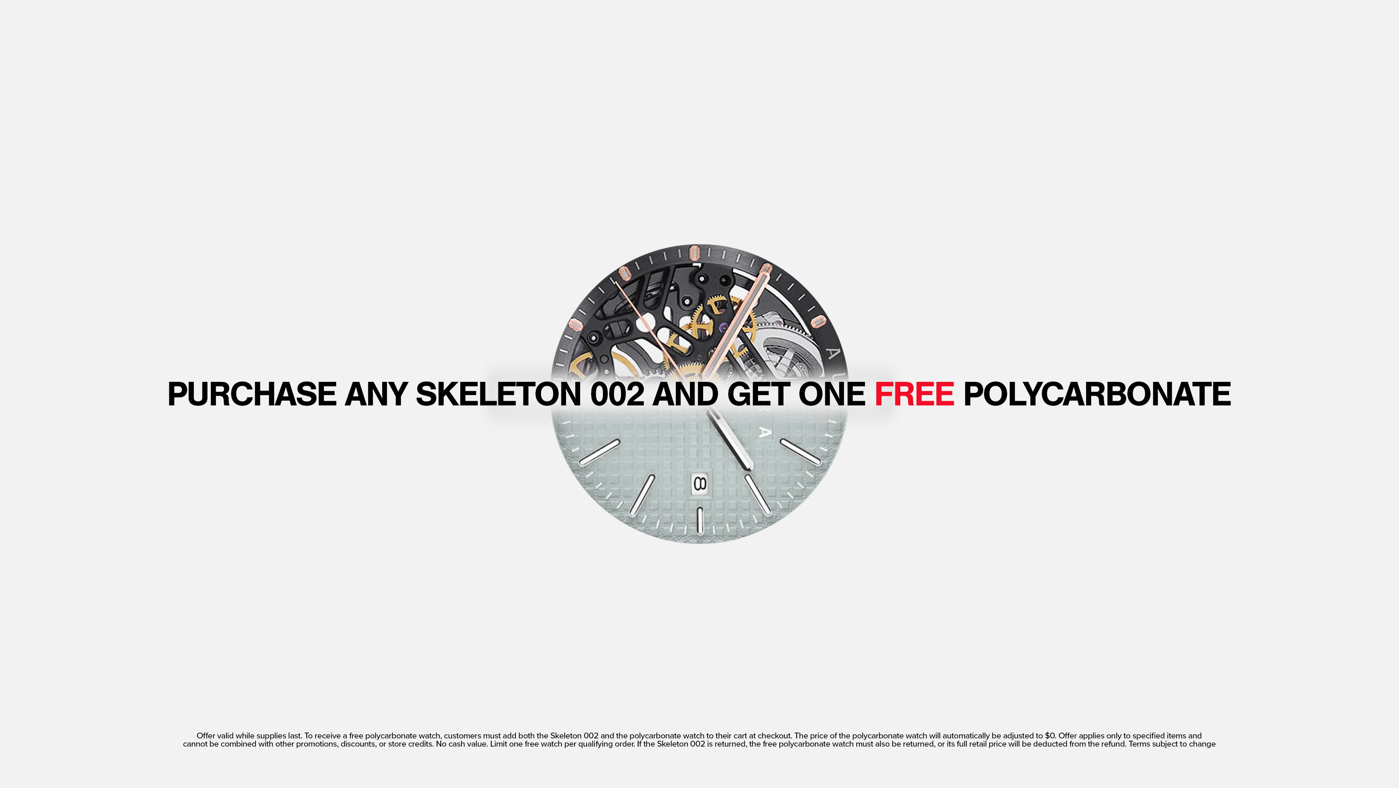 Free Polycarbonate with Purchase – AURA