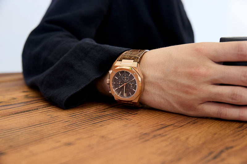 On wrist