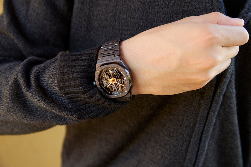 On wrist
