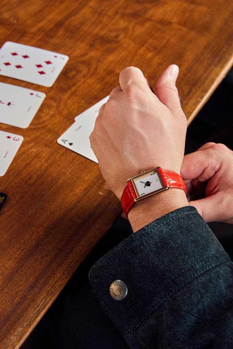 On wrist