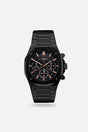 Chronograph 001: Black/Rose