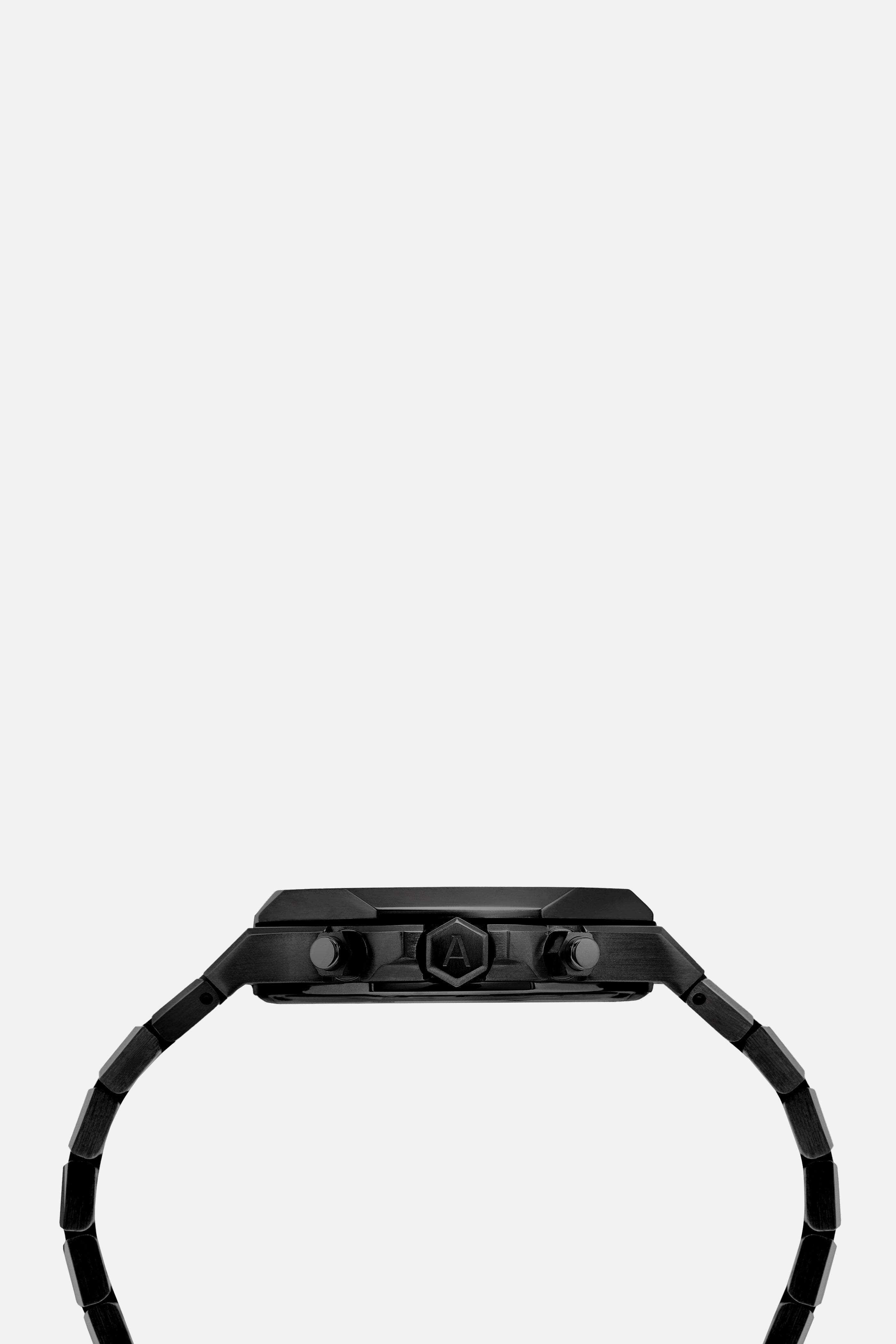Chronograph 001: Black/Rose