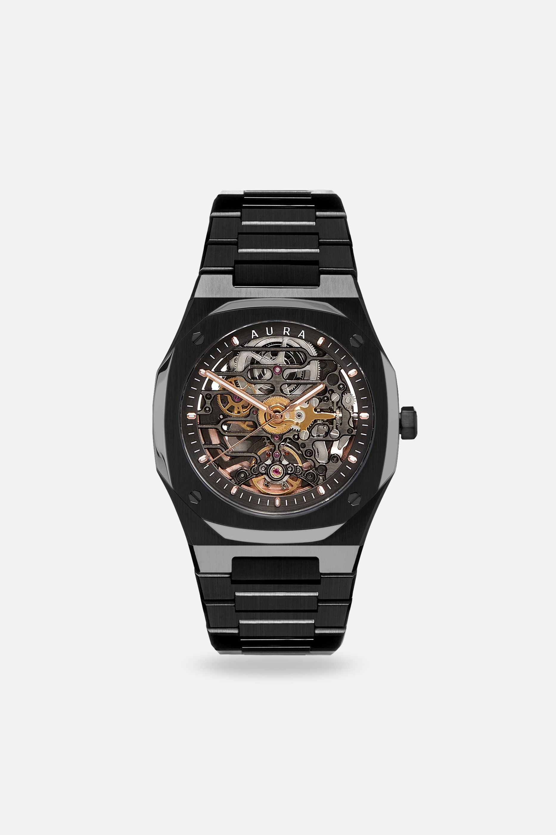 Skeleton 001: Black (41mm)