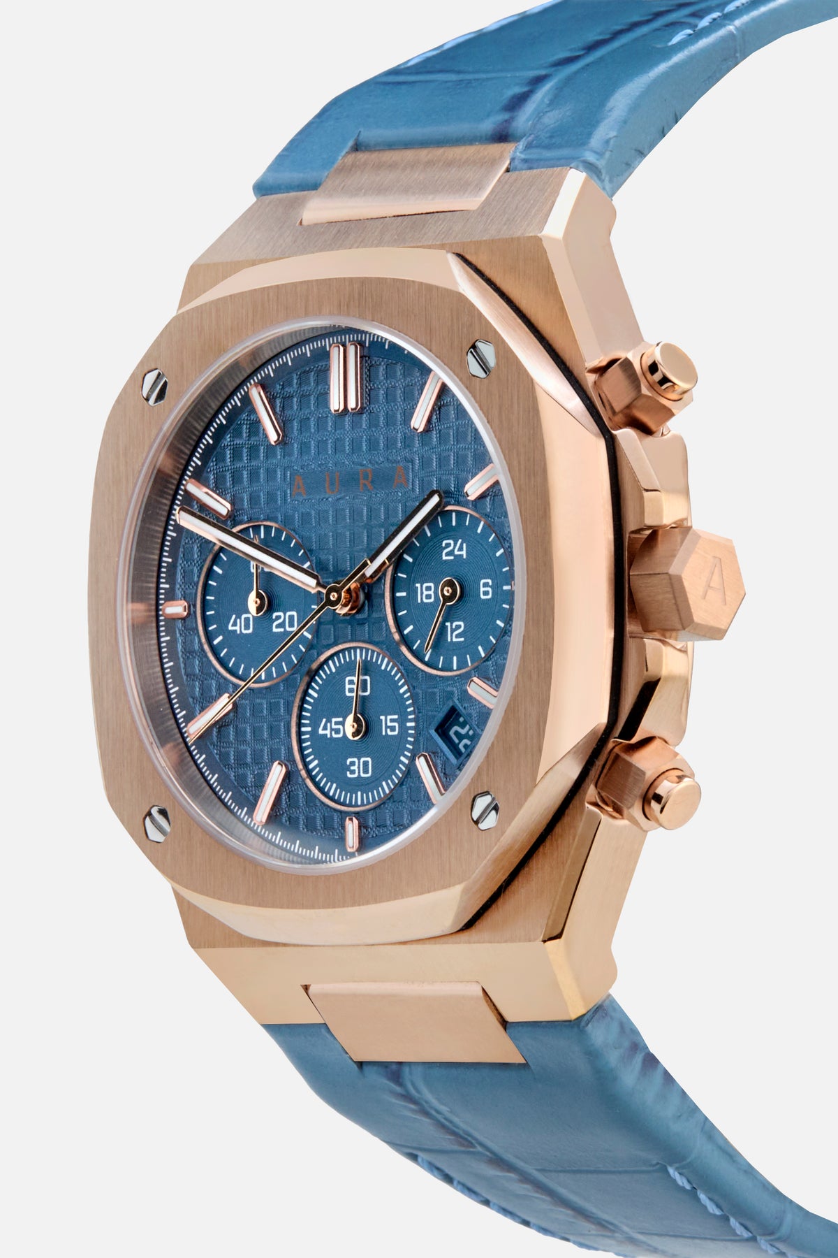Chronograph 002: Rose/Monaco