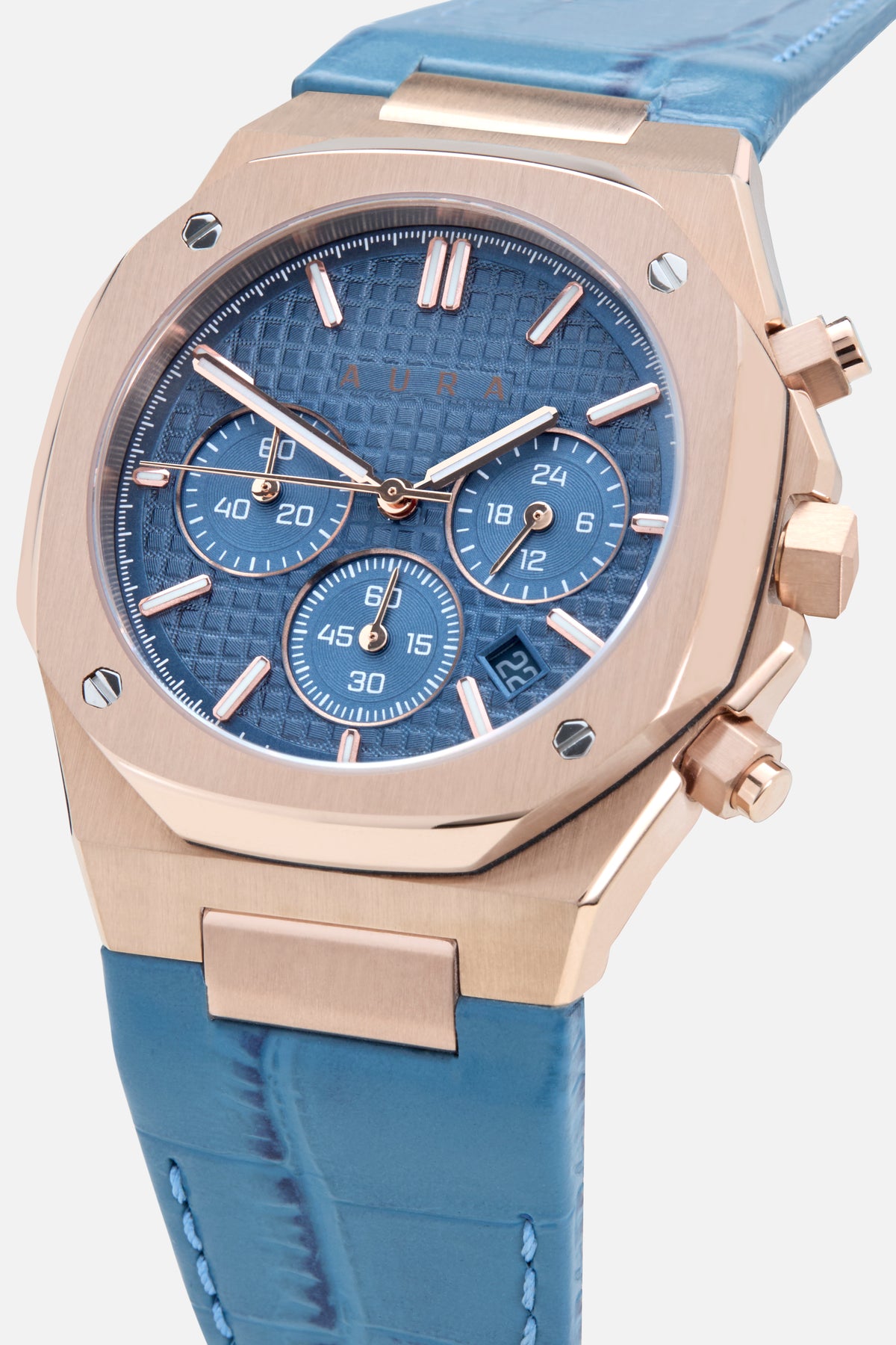 Chronograph 002: Rose/Monaco