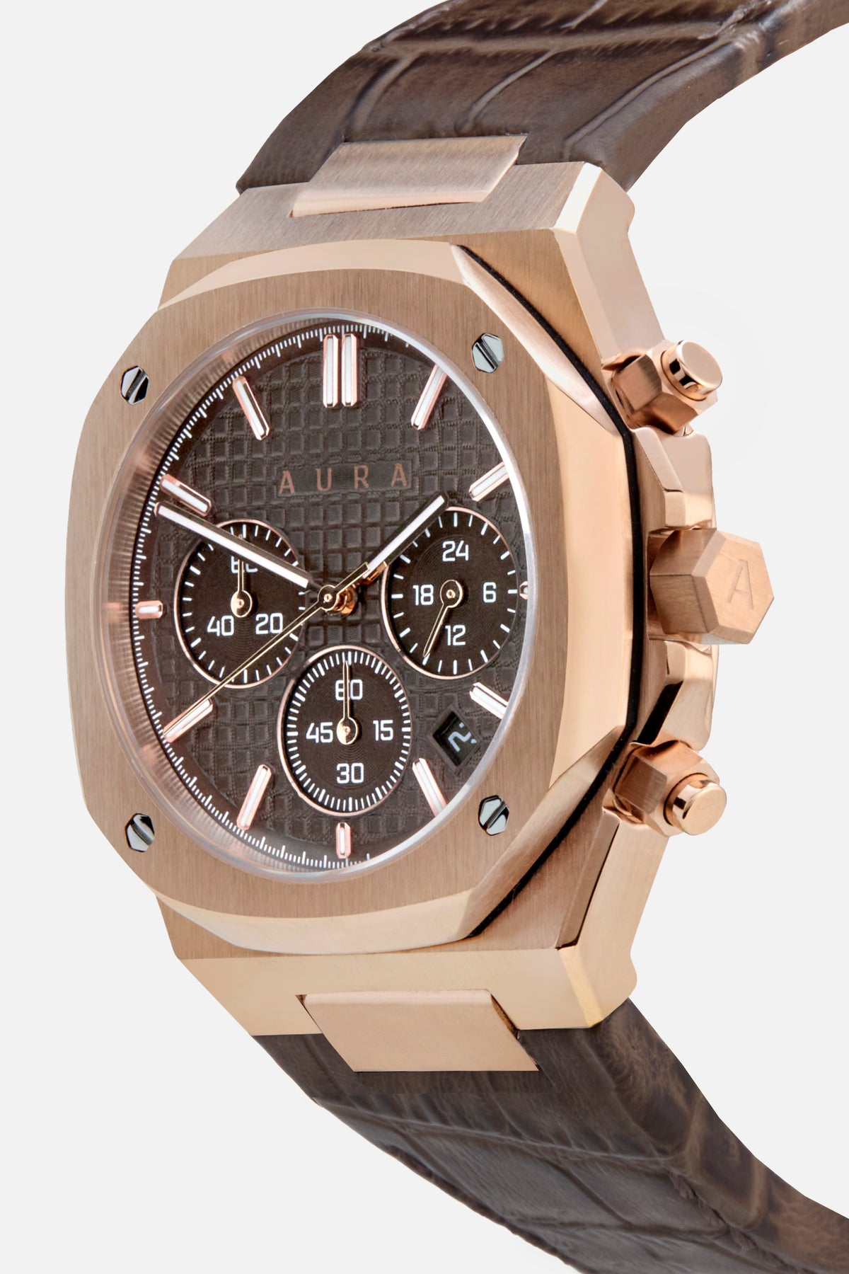 Chronograph 002: Rose/Havana