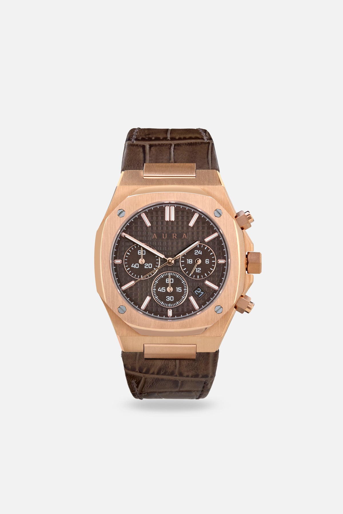 Chronograph 002: Rose/Havana