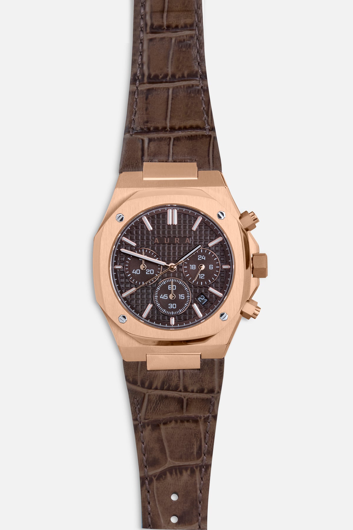 Chronograph 002: Rose/Havana
