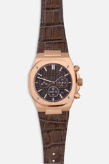 Chronograph 002: Rose/Havana
