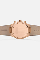 Chronograph 002: Rose/Havana