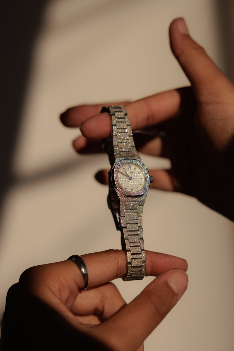 Worn by a customer