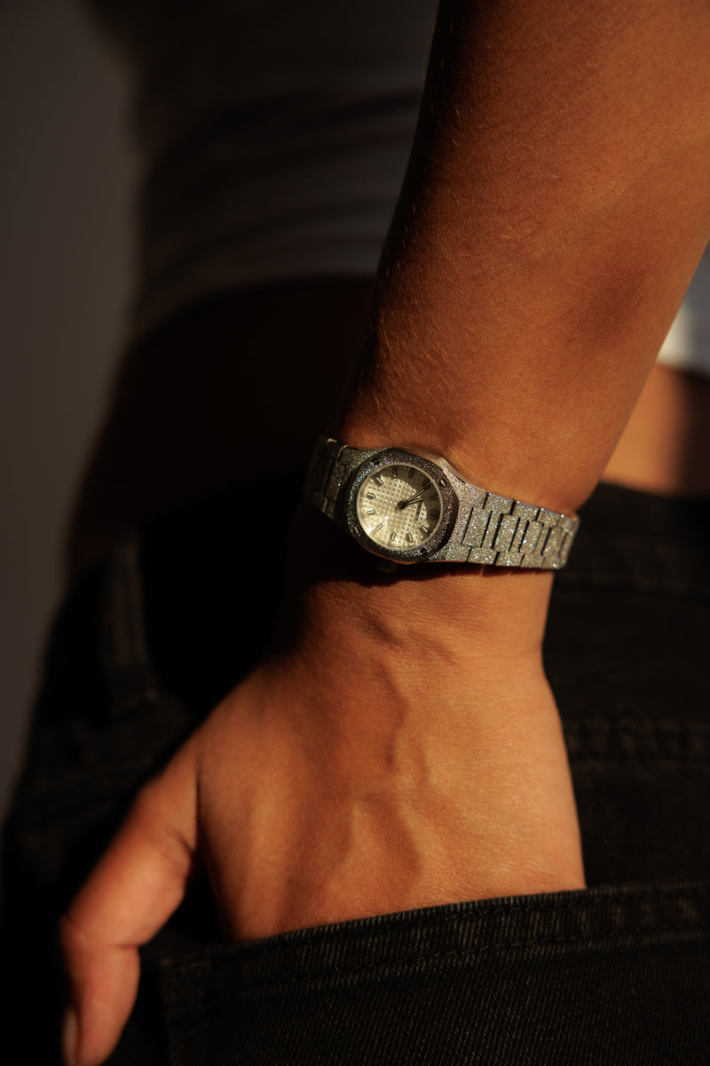 Worn by a customer