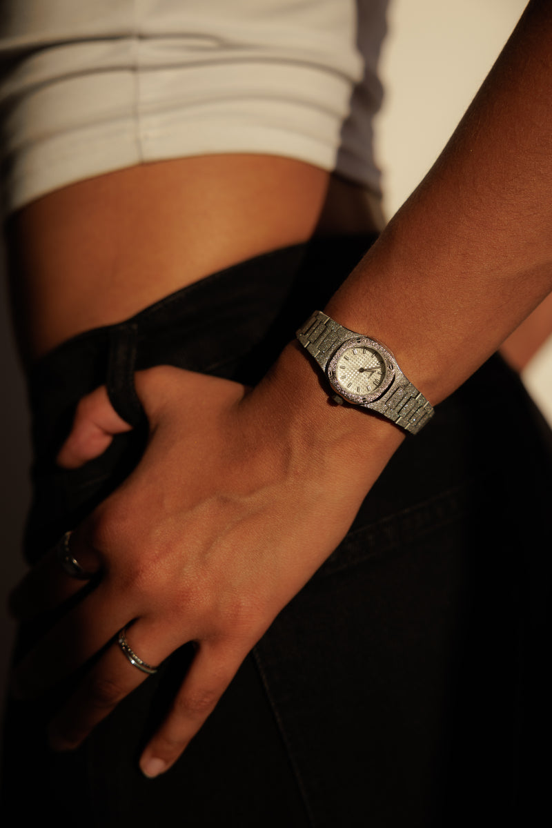 Worn by a customer
