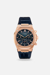 Chronograph 001: Rose/Navy