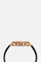 Chronograph 001: Rose/Navy