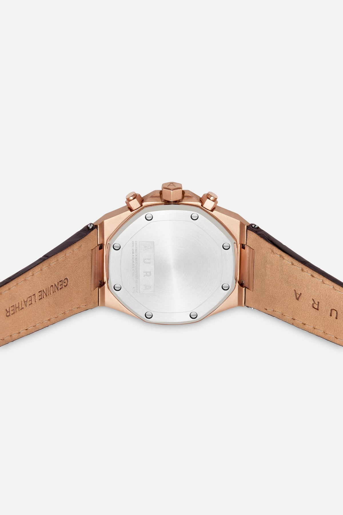 Chronograph 001: Rose/Brown
