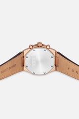 Chronograph 001: Rose/Brown