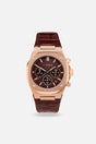 Chronograph 001: Rose/Brown