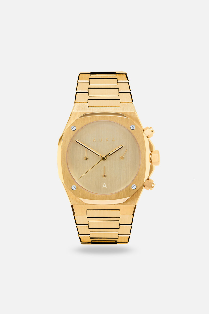 Golden Aura – Crystal Wing Women’s Watch