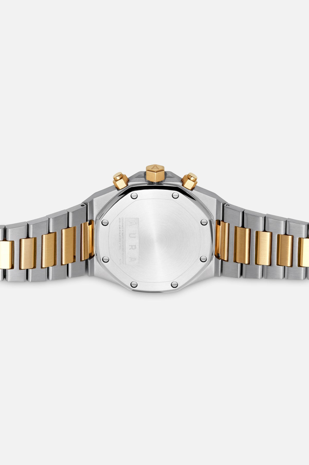 1023 Chronograph: Steel/Gold/Black