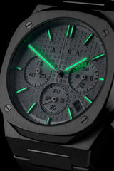 Chronograph 001: Steel/White