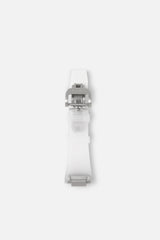 FKM Rubber Strap: Translucent/Steel