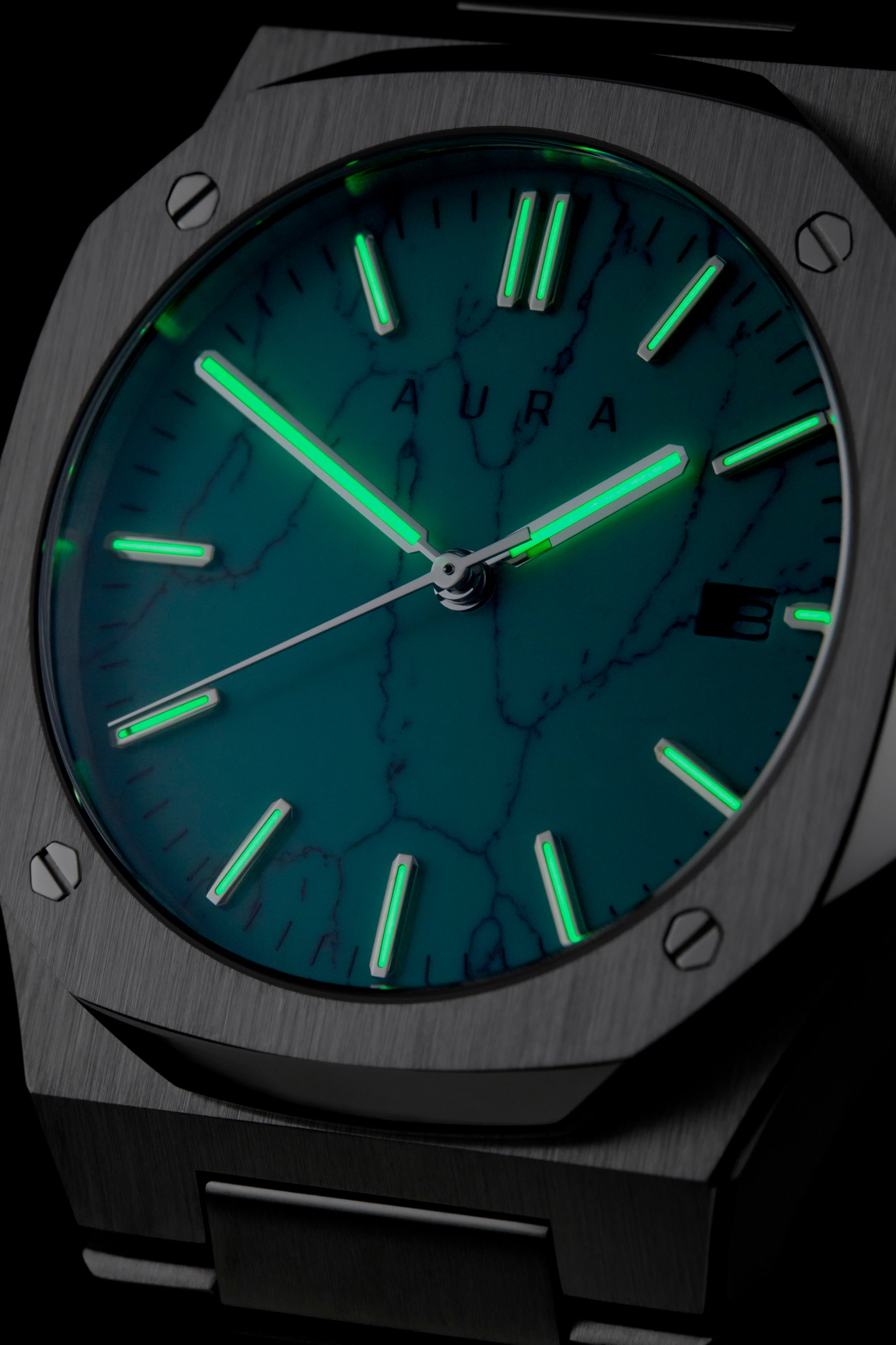 Date 003: Steel/Turquoise