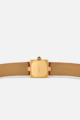 Dice: Gold/Saddle