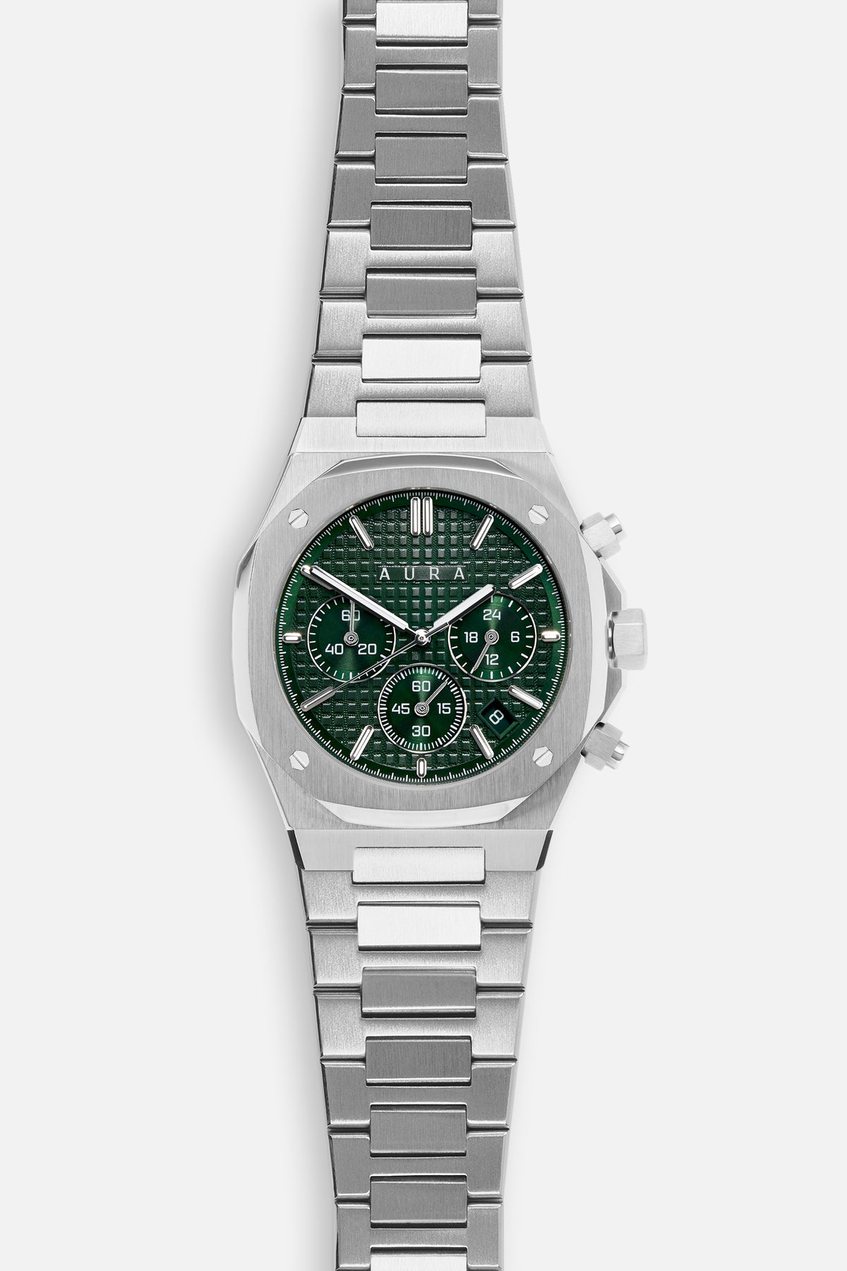 Chronograph 001: Steel/Hunter
