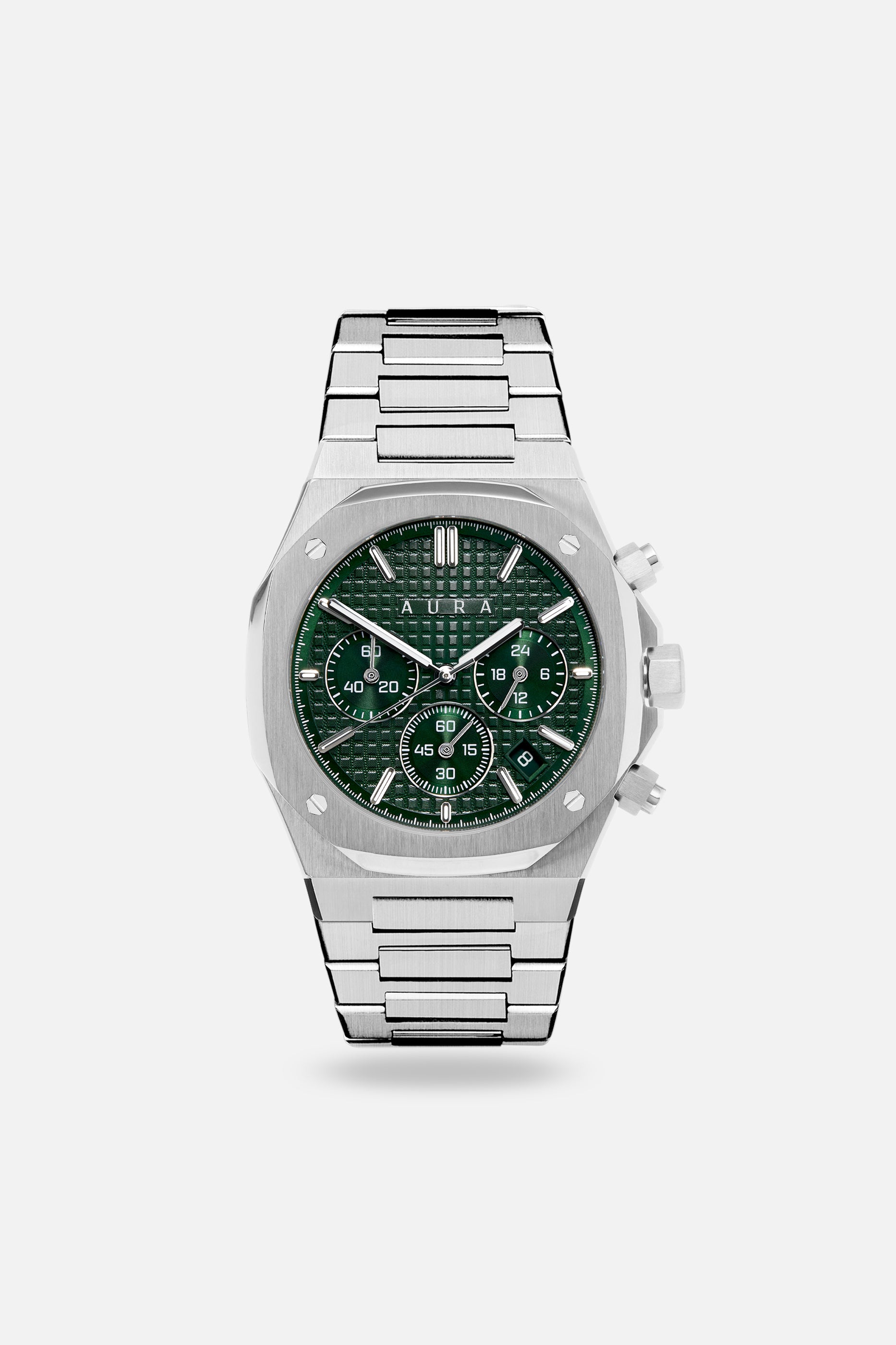 Chronograph 001: Steel/Hunter