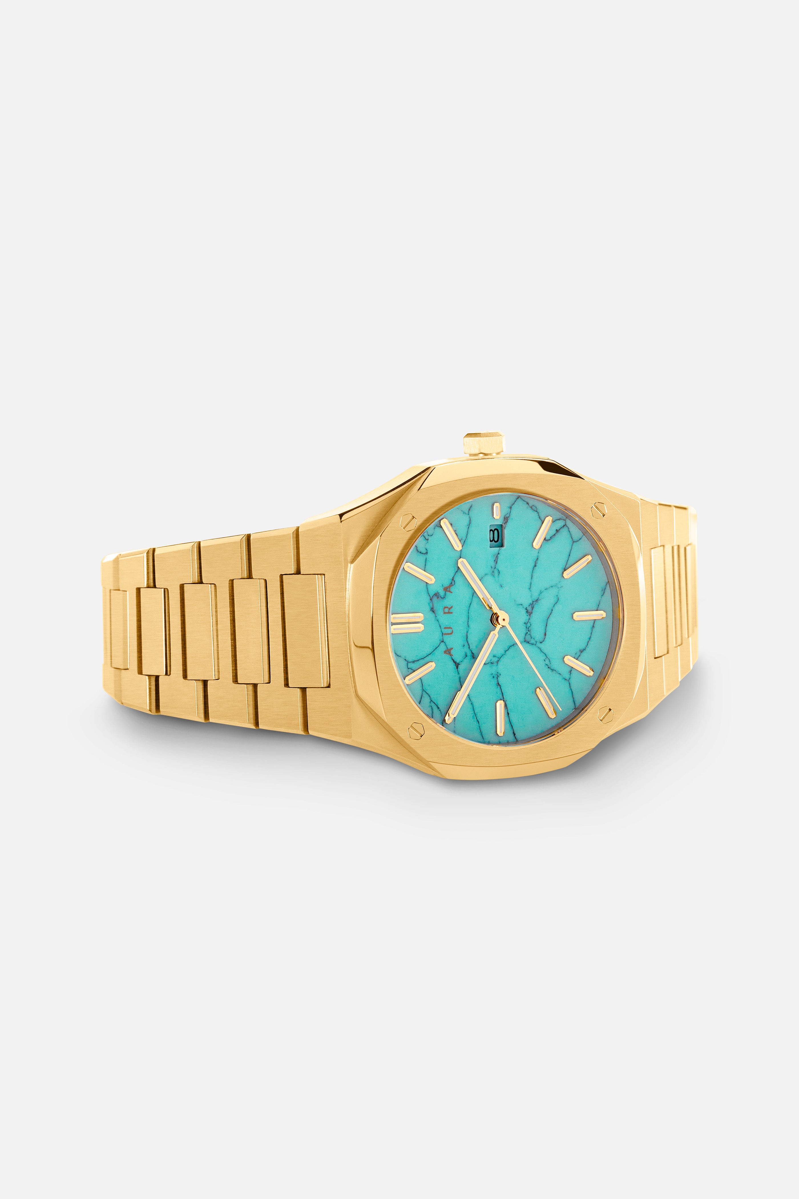 Date 003: Gold/Turquoise