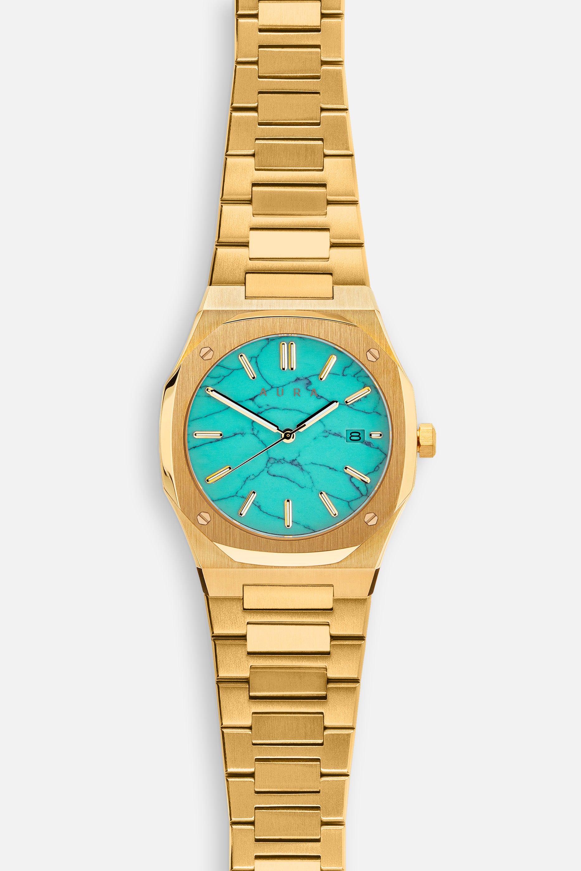 Date 003: Gold/Turquoise