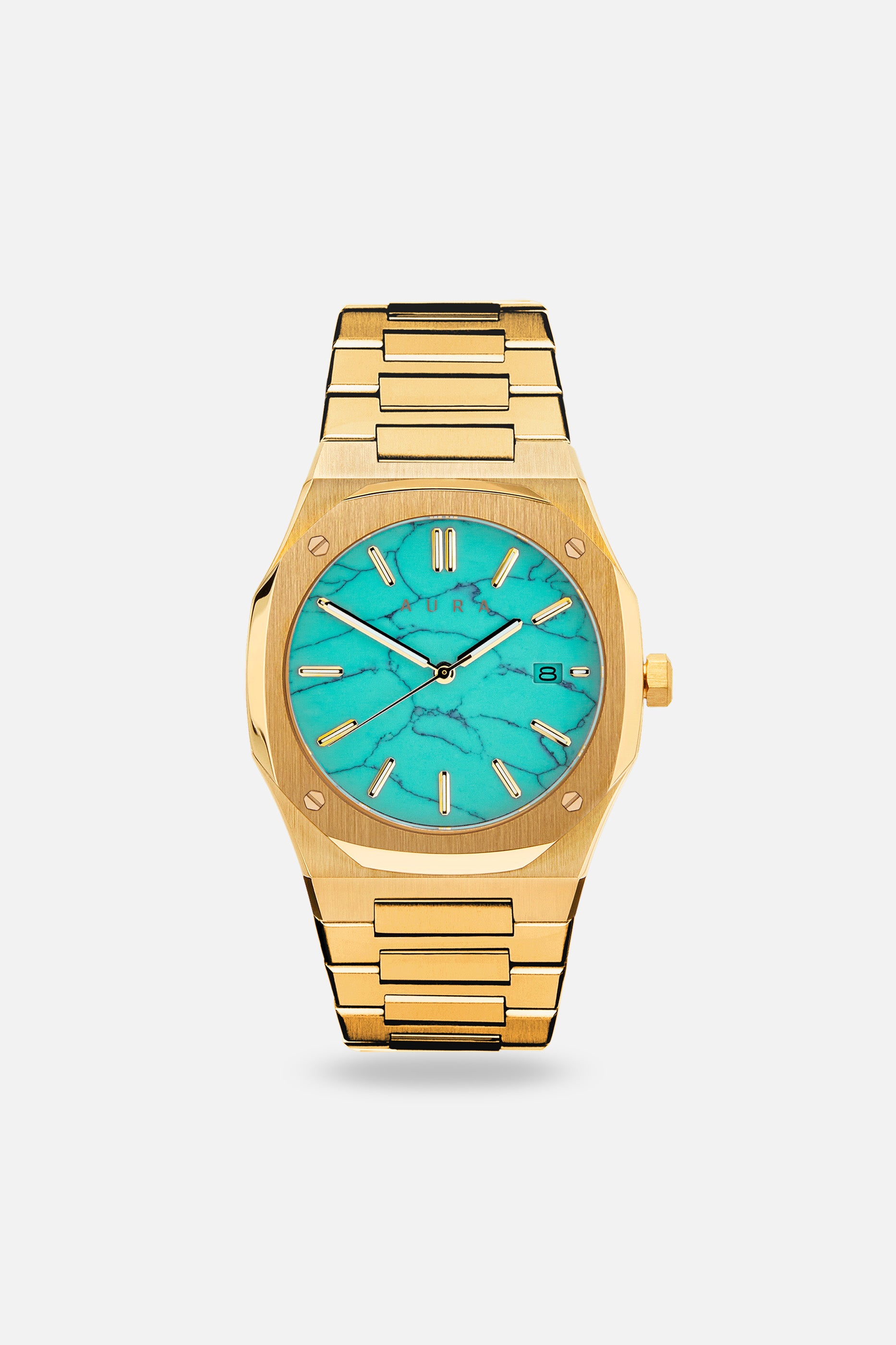 Date 003: Gold/Turquoise