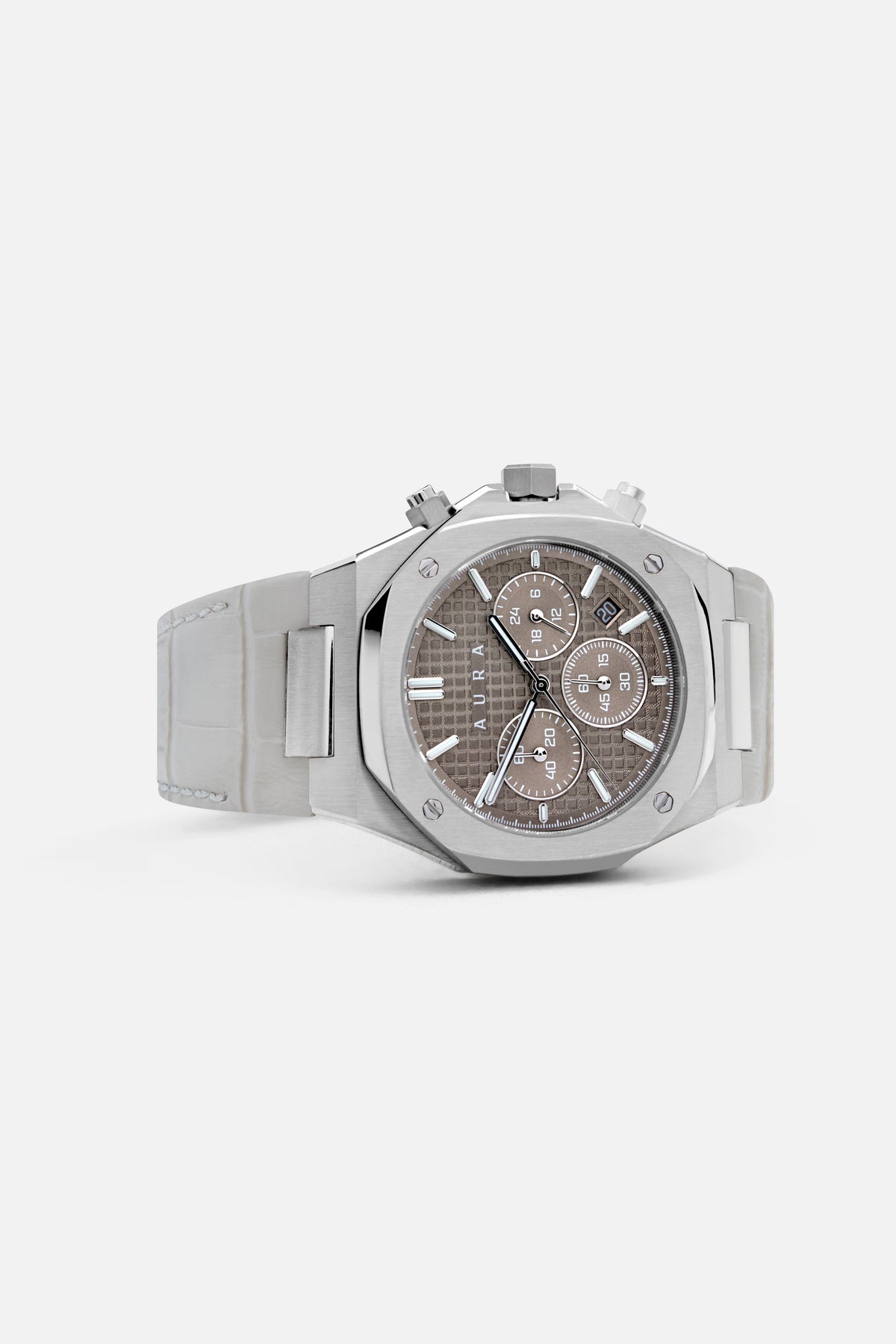 Chronograph 002: Steel/Stone
