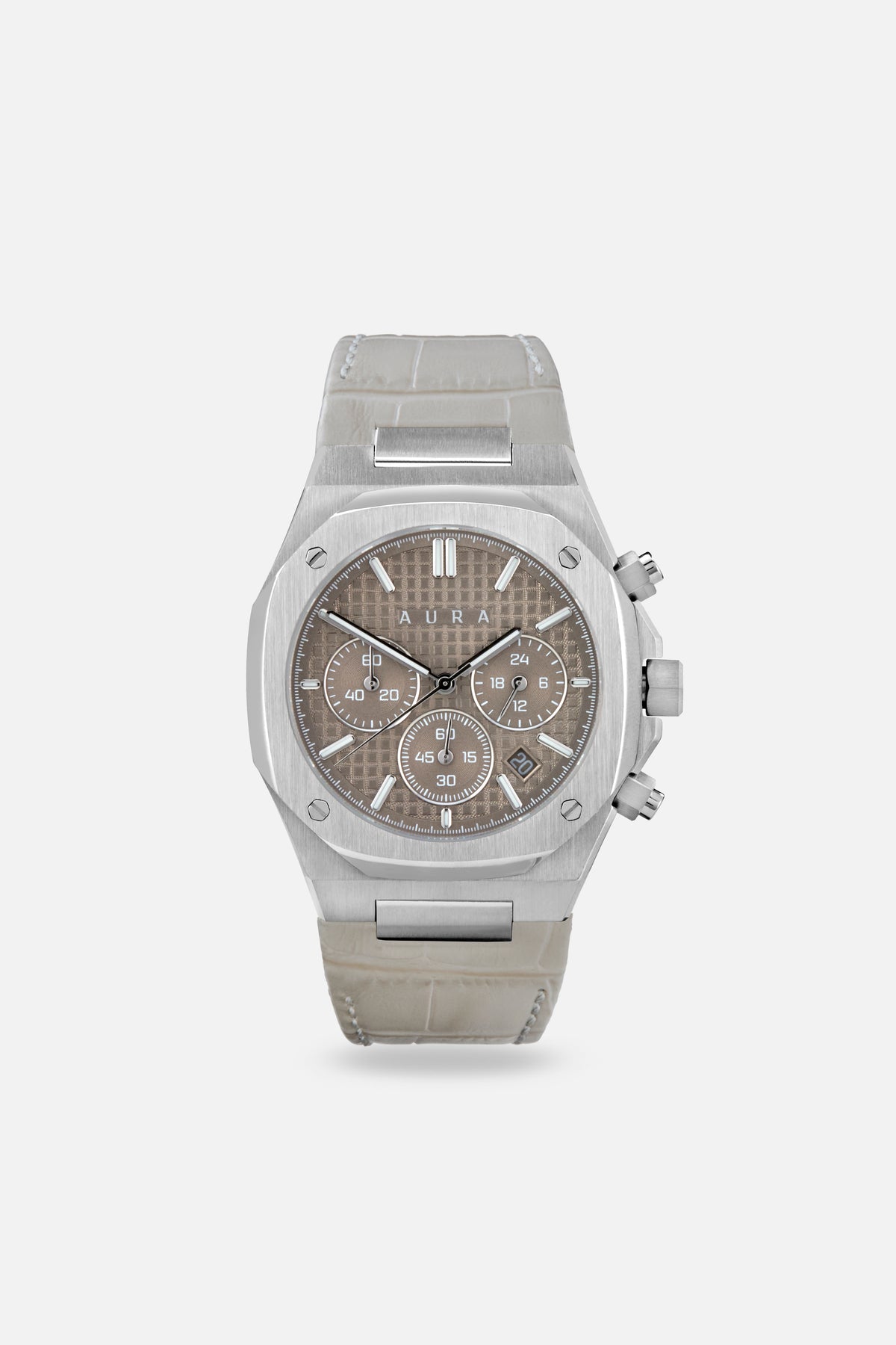 Chronograph 002: Steel/Stone
