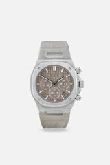 Chronograph 002: Steel/Stone