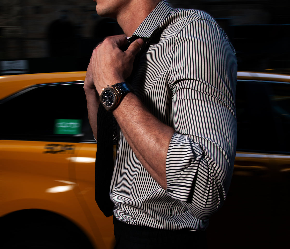 Chronograph 001: Rose/Black