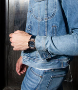 Chronograph 001: Rose/Navy
