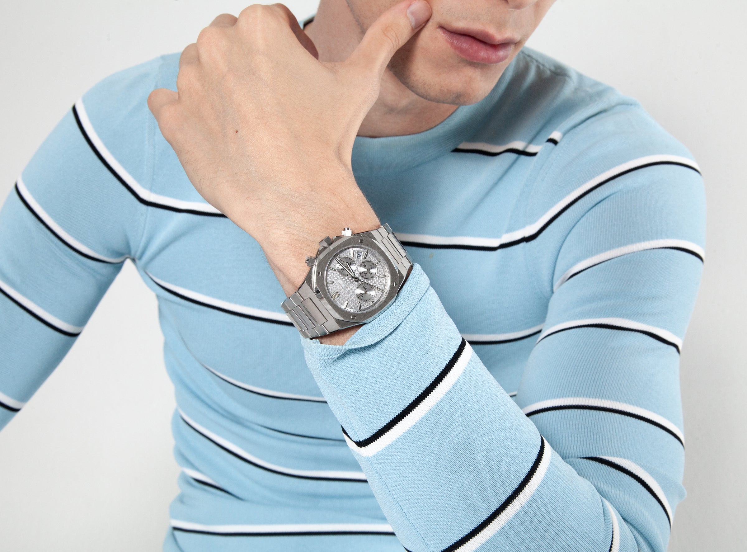 Chronograph 001: Steel/Silver